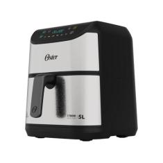 Fritadeira Digital Air Fryer Oster 5L OFRT930, Inox e Preto, 110V