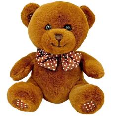 Pelucia BABY URSO 15CM URSO Marrom Escuro Caa TOYS