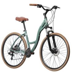 Bicicleta 29 Blitz Comodo Urbana Full Shimano 21v , Verde, 18