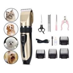 Kit Para Tosa De Cachorros E Gatos Pets Maquina Recarregável - MAQUINA