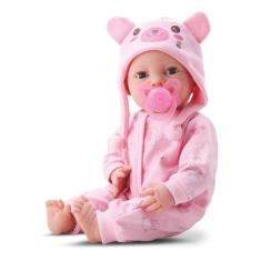 Boneca Newborn Brincando de Pijama Divertoys 8191