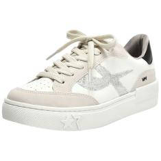 Tenis Feminino Casual Brilho Conforto Urbano Via Marte