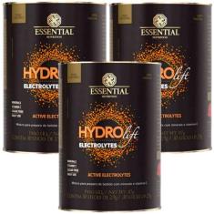Kit 3x Hydrolift Electrolytes + Vitamina C - (30 Sticks cada) - Essent