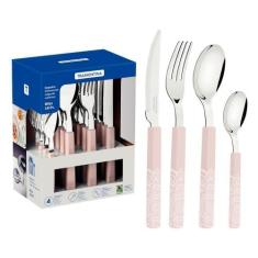 Faqueiro Tramontina Bliss Com Lâminas Em Aço Inox E Cabos De Polipropi