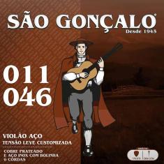 Encordoamento Violao Sao Goncalo 011 Aco Prata