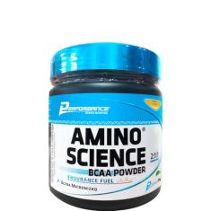 Amino Science BCAA em Pó (300g ou 600g) - Performance Nutrition (Laranja, 300g)