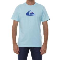 Camiseta Quiksilver Comp Logo Masculina Azul Claro