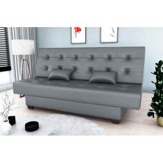 Sofá Cama Laila Corano Cinza F296 - Matrix