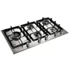 Cooktop Gourmand 5 Bocas Gás Inox 90 cm Brastemp BDK90DR - Inox