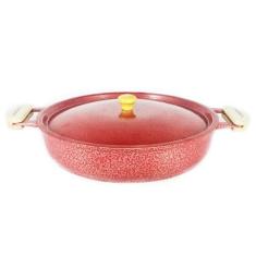 Frigideira Alumínio Fundido Craqueada Alça Meia Lua 30cm - DIVIFORTE, 