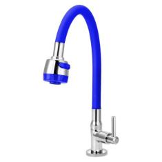 Torneira Gourmet Flexível de Cozinha Mesa Azul 1/4 de Volta - TFC, Vol