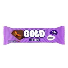 Bold Bar Thin (40g) - Sabor: Caramelo Crocante