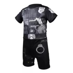 Fantasia Infantil Policial Police ( dos 2 aos 9 anos ) - SGB Modas e V