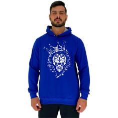 Blusa Moletom Tradicional Com Touca MXD Conceito Lion King, Masculino,