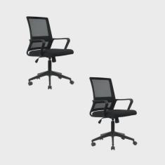 Kit 2 Cadeira Giratória Escritório Diretor Tokyo