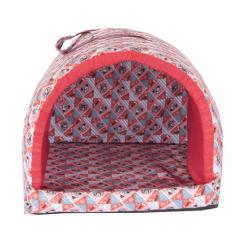 Cama Pet Para Cachorro Ou Gato Iglu Toca Vermelha - Deccoralle