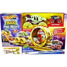 Hot Wheels Pista Monster TRUCK Arena Energia de Demolição Mattel HXT05