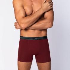 Cueca Lupo Boxer Algodão com Elastano 523-003, Marsala, P