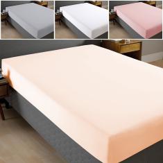 Lençol Solteiro Com Elástico 100% Algodão Percal 130 Fios - Dohler