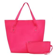 Bolsa Sacola De Praia Piscina Impermeável Com Necessaire-Feminino