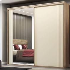 Guarda-Roupa Casal 100% MDF 2 Portas Imperium - Belmax