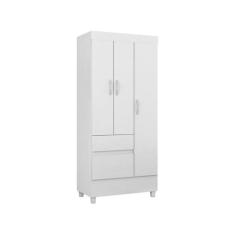 Guarda Roupa Solteiro 3 Portas Wind Demóbile Branco - DEMOBILE, Branco