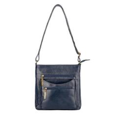 Bolsa tiracolo de couro feminina Thais-Feminino