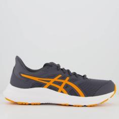 Tênis Asics Jolt 4 Cinza e Laranja-Masculino