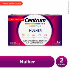 Polivitamínico Centrum Essentials Mulher de A a Zinco 60 comprimidos 60 Comprimidos