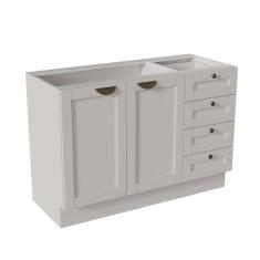 Balcão para Pia 120cm sem Tampo Arizona Cabecasa Madeiramadeira Branco