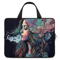 Bolsa para laptop compatível com MacBook Pro M3/M2/M1, MacBook Pro, MacBook Air, iPad Pro, Surface Pro 9/8, 17 polegadas, bolsa de borracha de cloropreno
