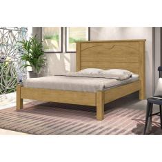 Cama Casal em MDF 203cm x 145cm Lion Marrom
