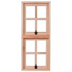 Janela de Madeira Maxim-Ar 120x60cm com Caixilho 9,4cm EWR MP51 Rondosul Marroml