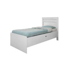 Cama Solteio com Baú 0,88 Laissa MDF Fama 