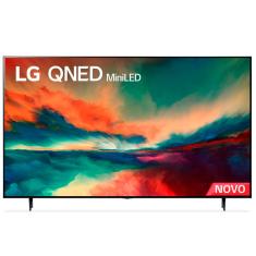 Smart TV LG LCD 75&quot; Polegadas 75QNED85 MiniLED Quantum Dot NanoCell 120Hz FreeSync ThinQ AI Alexa Google