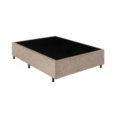 Base Box Viúva Santo Box Suede Bege 40x128x188