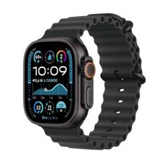Apple Watch Ultra 2 GPS + Cellular • Caixa preta de titânio – 49 mm • Pulseira Oceano preta