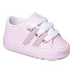 Tenis Sapatinho de Bebe Cadarço Primeiros Passos Confortavel - HB Moda