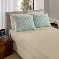 Jogo de Cama Casal Padrão Malha 100% Algodão Comfort Estampado - Sul B