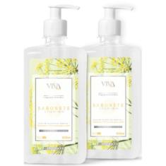 Kit 2 sabonete liquido vegano com glicerina vegetal premium viva inten