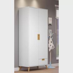 Guarda-roupas Infantil 2 Portas 1 Gaveta Caring