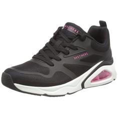 Skechers Tênis feminino Tres-air Uno-Revolution, Preto, 6