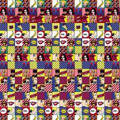 Papel De Parede Quadro Personagem Famosos Autocolante