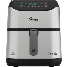 Fritadeira elétrica sem óleo air fryer digital 5L 1700W Painel Touch -