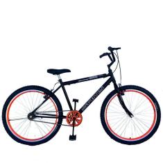 Bicicleta Aro 26 Mtb Masculina Rodas Alumínio Aero Freios V Brake-Masculino