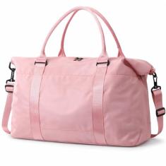 Bolsa esportiva de viagem, bolsa de viagem de fim de semana masculina pequena bolsa de ginástica para mulheres, bolsa hospitalar para trabalho de parto e parto, bolsa de bagagem noturna com manga de