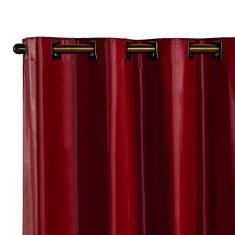 Cortina Blackout PVC corta 100% a luz 2,80 x 1,80 Vermelha