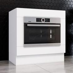 Armário de Cozinha para Forno de Embutir Americana Branco - Henn