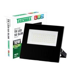 Refletor Taschibra Led Tr Slim 50W Verde Preto Bivolt