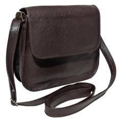 Bolsa Feminina Couro Legitimo Clássica E Elegante Com Tampa - Art Mina